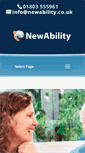 Mobile Screenshot of newability.co.uk